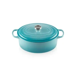 LE CREUSET Cocotte En Fonte|Cocotte en fonte Ovale 31 cm Caraïbes Signature