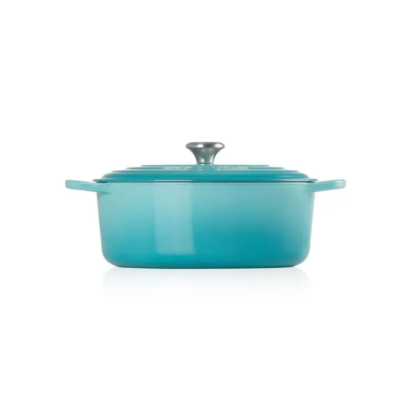 LE CREUSET Cocotte En Fonte|Cocotte en fonte Ovale 31 cm Caraïbes Signature