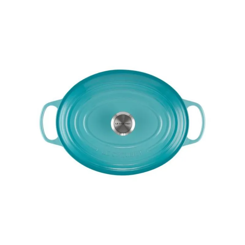 LE CREUSET Cocotte En Fonte|Cocotte en fonte Ovale 31 cm Caraïbes Signature