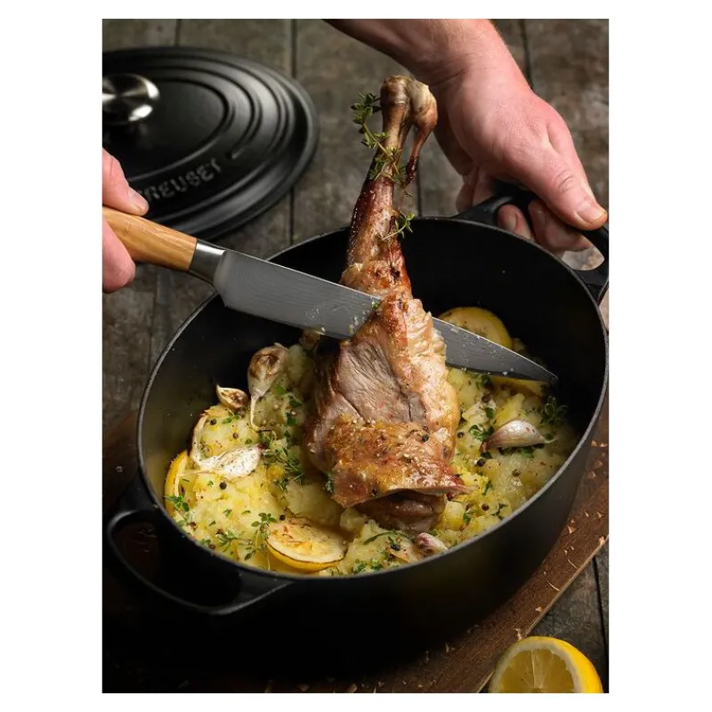 LE CREUSET Cocotte En Fonte|Cocotte en fonte Ovale 40 cm Noir mat Signature