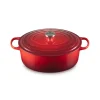 LE CREUSET Cocotte En Fonte|Cocotte en Fonte Ovale 33 cm Cerise Signature