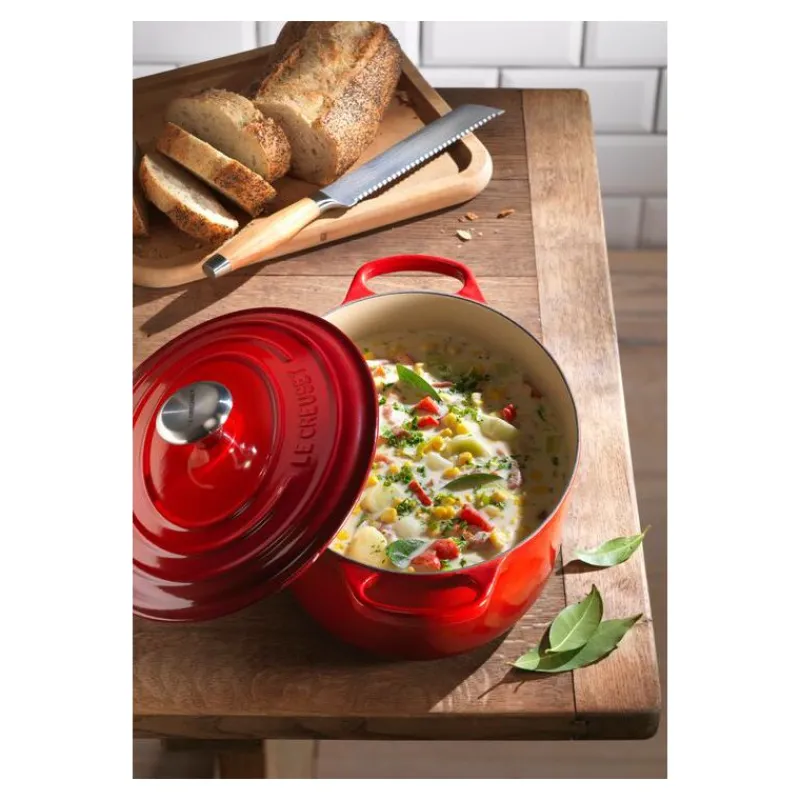 LE CREUSET Cocotte En Fonte|Cocotte en Fonte Ovale 31 cm Cerise Signature