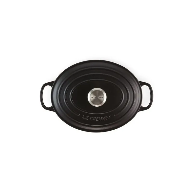 LE CREUSET Cocotte En Fonte|Cocotte en Fonte Ovale 31 cm Noir mat Signature