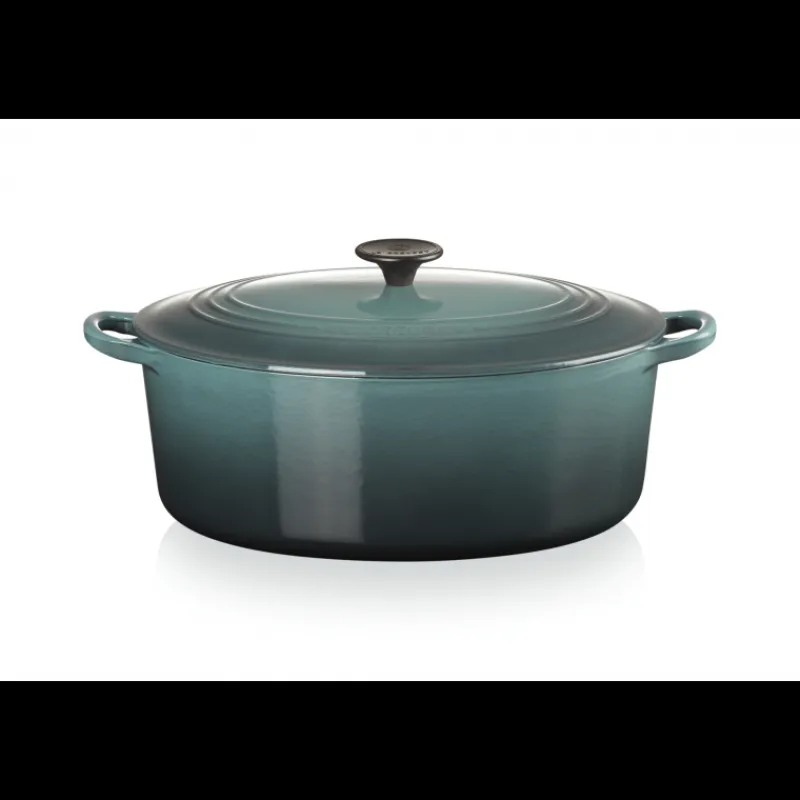 LE CREUSET Cocotte En Fonte|Cocotte en Fonte Ovale Tradition 31 cm Océan