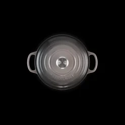 LE CREUSET Cocotte En Fonte|Cocotte en Fonte Ronde 20 cm Flint Signature