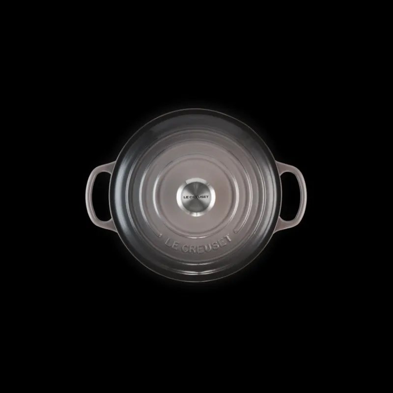 LE CREUSET Cocotte En Fonte|Cocotte en Fonte Ronde 20 cm Flint Signature