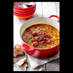 LE CREUSET Cocotte En Fonte|Cocotte en Fonte Ronde 20 cm Cerise Signature