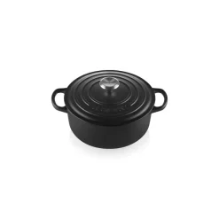 LE CREUSET Cocotte En Fonte|Cocotte en fonte Ronde 28 cm Noir mat Signature