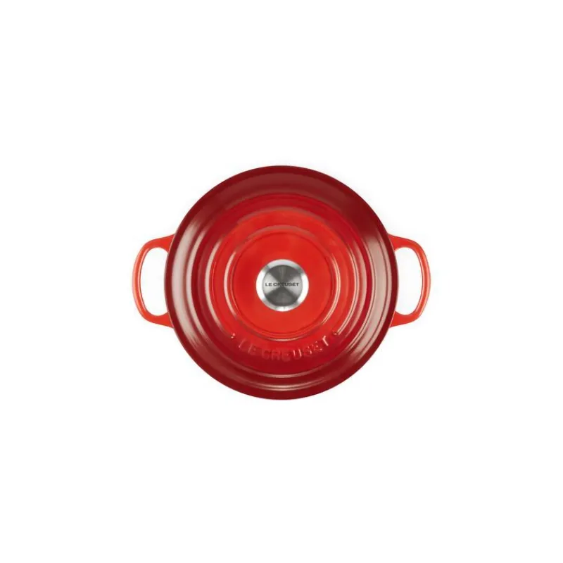 LE CREUSET Cocotte En Fonte|Cocotte en Fonte Ronde 18 cm Cerise Signature