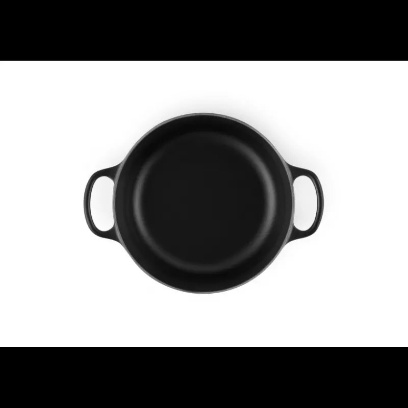 LE CREUSET Cocotte En Fonte|Cocotte en fonte Ronde 20 cm Noir mat Signature