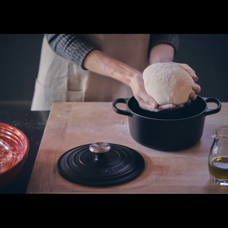 LE CREUSET Cocotte En Fonte|Cocotte en fonte Ronde 20 cm Noir mat Signature