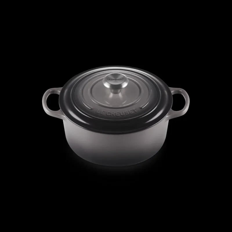 LE CREUSET Cocotte En Fonte|Cocotte en fonte Ronde 24 cm Flint Signature