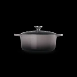 LE CREUSET Cocotte En Fonte|Cocotte en fonte Ronde 24 cm Flint Signature