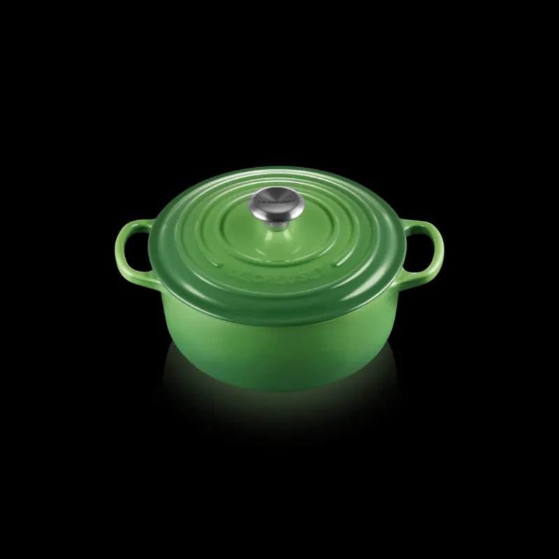LE CREUSET Cocotte En Fonte|Cocotte en Fonte Ronde 20 cm Bamboo Signature