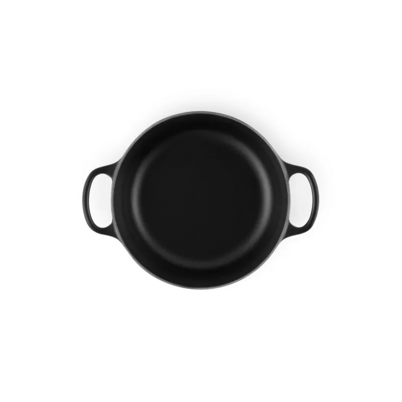 LE CREUSET Cocotte En Fonte|Cocotte en Fonte Ronde 18 cm Noir mat Signature