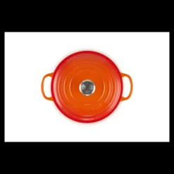 LE CREUSET Cocotte En Fonte|Cocotte en Fonte Ronde 20 cm Volcanique Signature