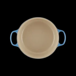 LE CREUSET Cocotte En Fonte|Cocotte en Fonte Ronde 28 cm Signature Azur