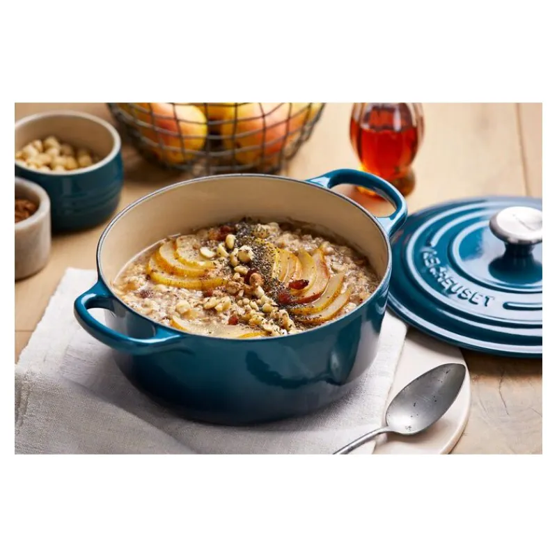 LE CREUSET Cocotte En Fonte|Cocotte en Fonte Ronde 20 cm Deep Teal Signature