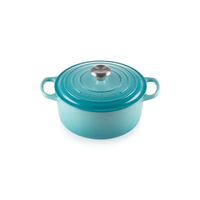 LE CREUSET Cocotte En Fonte|Cocotte en fonte Ronde 24 cm Caraïbes Signature