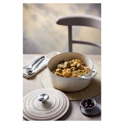 LE CREUSET Cocotte En Fonte|Cocotte en fonte Ronde 24 cm Meringue Signature