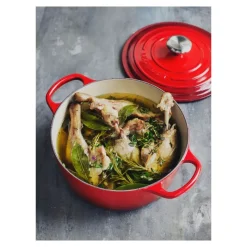 LE CREUSET Cocotte En Fonte|Cocotte en Fonte Ronde 24 cm Cerise Signature