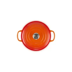 LE CREUSET Cocotte En Fonte|Cocotte en fonte Ronde 24 cm Volcanique Signature