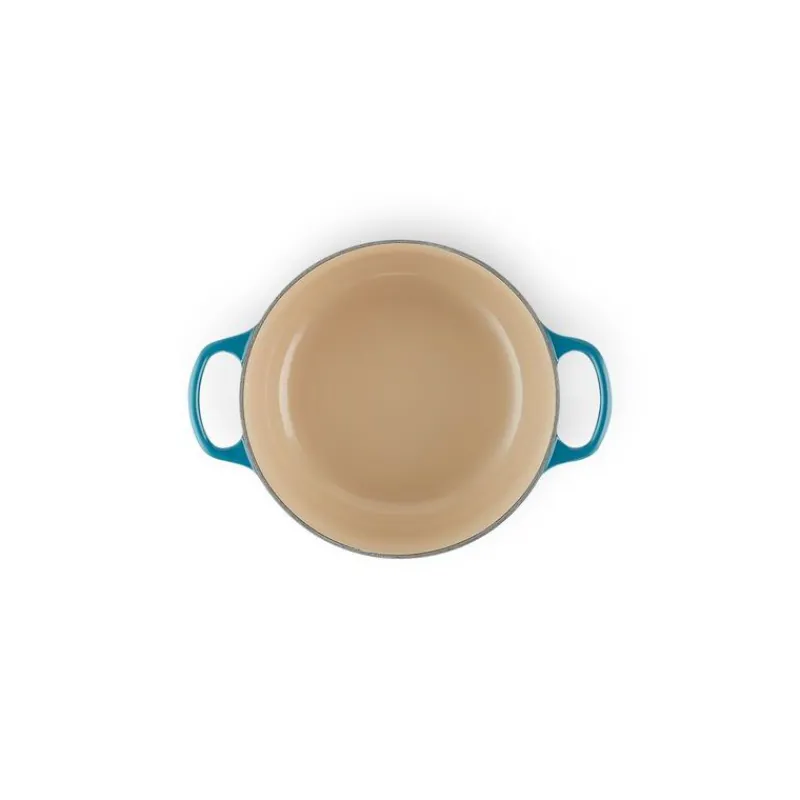 LE CREUSET Cocotte En Fonte|Cocotte en fonte Ronde 24 cm Deep Teal Signature