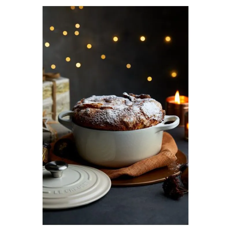 LE CREUSET Cocotte En Fonte|Cocotte en fonte Ronde 20 cm Meringue Signature