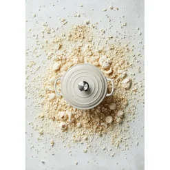LE CREUSET Cocotte En Fonte|Cocotte en fonte Ronde 26 cm Meringue Signature