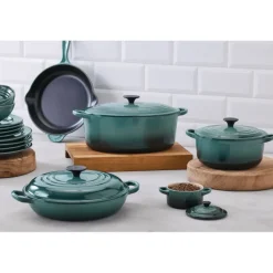 LE CREUSET Cocotte En Fonte|Cocotte en Fonte Ronde Tradition 26 cm Océan