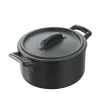 REVOL Plat De Cuisson|Cocotte Ronde Noire 20cl Belle Cuisine