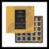 VALRHONA Chocolats À Offrir|Confiserie|Coffret 50 Carrés de Chocolats Noir et Lait Les Initiés 250 g