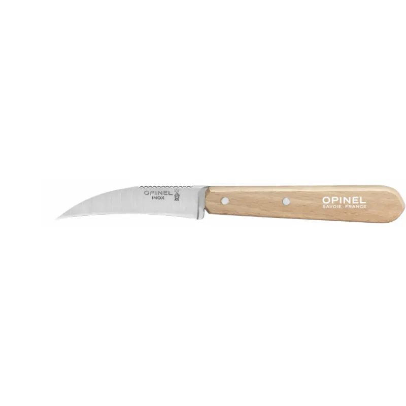 OPINEL Couteau D'office|Eplucheurs, Dénoyauteur|Coffret 3 Couteaux de Cuisine et un Eplucheur Loft Les Essentiels