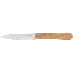 OPINEL Couteau D'office|Eplucheurs, Dénoyauteur|Coffret 3 Couteaux de Cuisine et un Eplucheur Olivier Les Essentiels