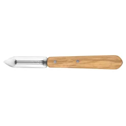 OPINEL Couteau D'office|Eplucheurs, Dénoyauteur|Coffret 3 Couteaux de Cuisine et un Eplucheur Olivier Les Essentiels