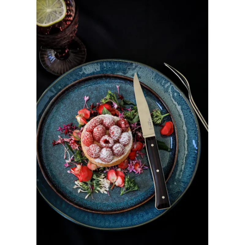 OPINEL Couverts|Coffret 4 Couteaux de Table Frêne Sombre Facette