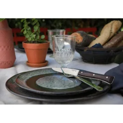 OPINEL Couverts|Coffret 4 Couteaux de Table Frêne Sombre Facette