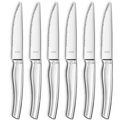 AMEFA Couverts|Coffret 6 Couteaux Steak Goliath 22 cm