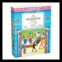 VALRHONA Chocolats À Offrir|Coffret 12 Truffes Noël Enrobage Chocolat 155 g