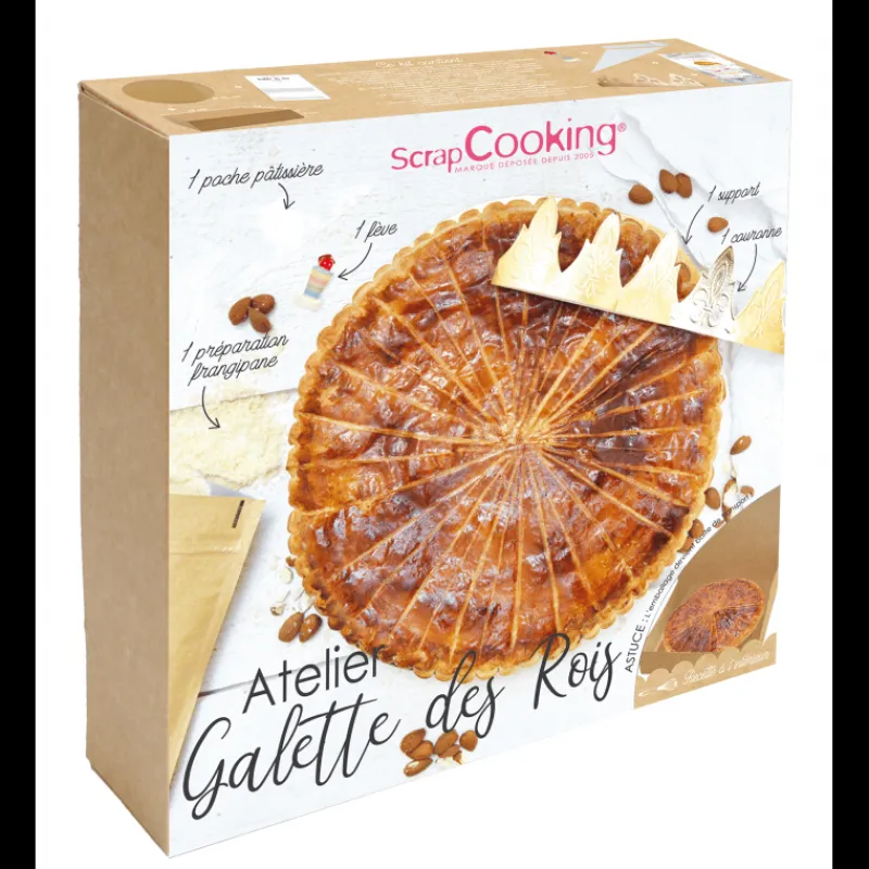 SCRAPCOOKING Préparation Pâtisserie|Décoration Gâteau|Coffret Complet Galette des Rois