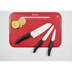 KYOCERA Couteau Céramique|Couteau D'office|Coffret Couteaux Céramique (x3)