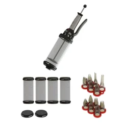 DE BUYER Ustensiles Pâtisserie|Coffret Le Tube Pro Piston à Pâtisserie + Recharges et Douilles