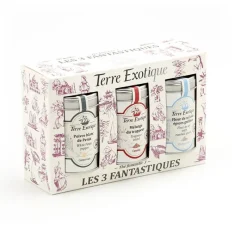 TERRE EXOTIQUE Marinade, Mélange Epices|Epices|Coffret Épices 3 Assortiments Fantastiques