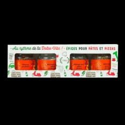 UN JOUR UNE EPICE Herbes Aromatiques|Marinade, Mélange Epices|Coffret Épices Pizzas et Pâtes Un Jour Une Épice