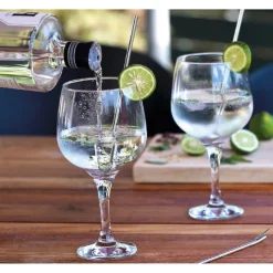 LEBRUN Accessoires Bar|Verres|Coffret Spritz et Gin Tonic 9 Pièces