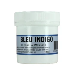 MALLARD FERRIERE Colorants Alimentaires|Colorant alimentaire Bleu Indigo E132 Poudre Hydrosoluble 20g