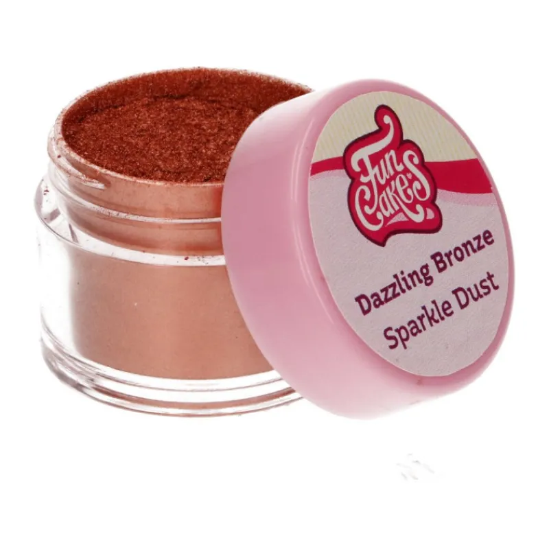 FUNCAKES Colorants Alimentaires|Colorant Alimentaire Bronze Cuivre Métallisé 3,5 g