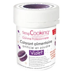SCRAPCOOKING Colorants Alimentaires|Colorant Alimentaire en Poudre Violet 5g