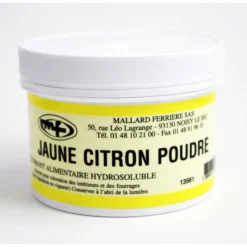 MALLARD FERRIERE Colorants Alimentaires|Colorant alimentaire Jaune Citron E102 Poudre Hydrosoluble 100g