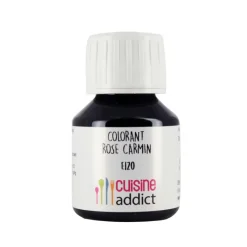 CUISINEADDICT Colorants Alimentaires|Colorant Alimentaire Naturel Rose E120 Liquide 58 ml